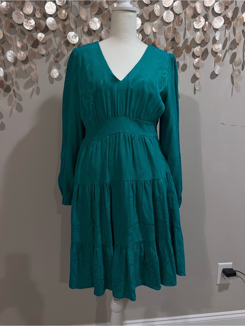 Brght green dress by Marie Oliver sz small